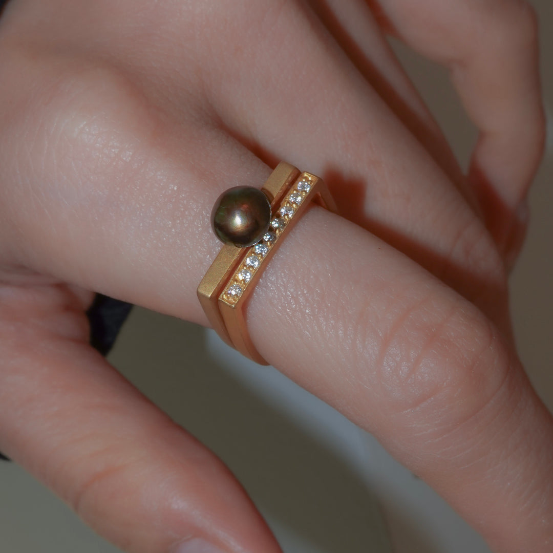 2Way Black Double ring