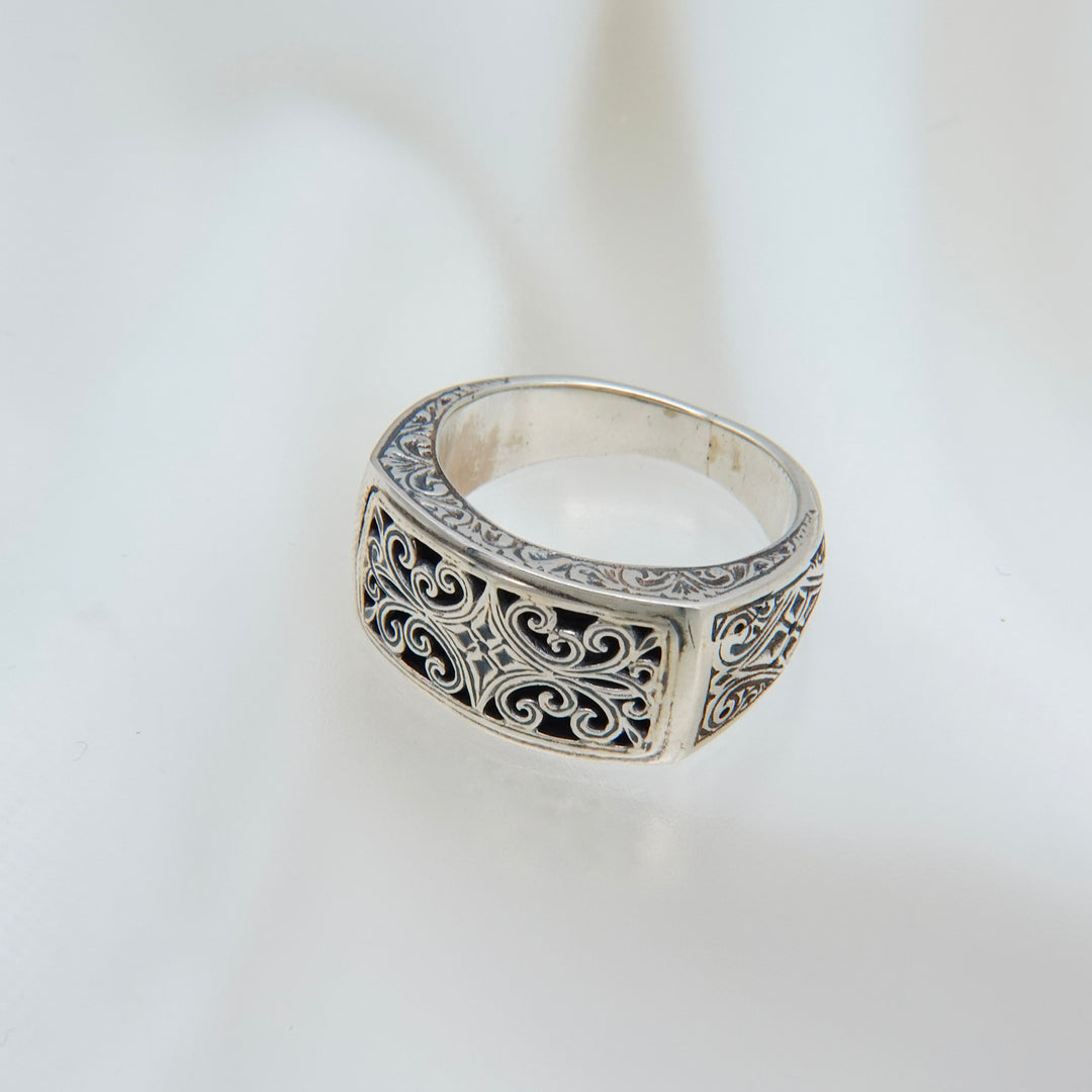 Mediterranean Katheto Ring in Sterling Silver_20545