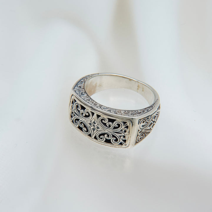 Mediterranean Katheto Ring in Sterling Silver_20545