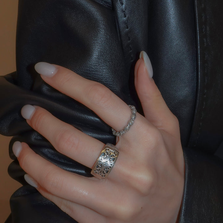 Eve Band ring in Sterling silver_20389