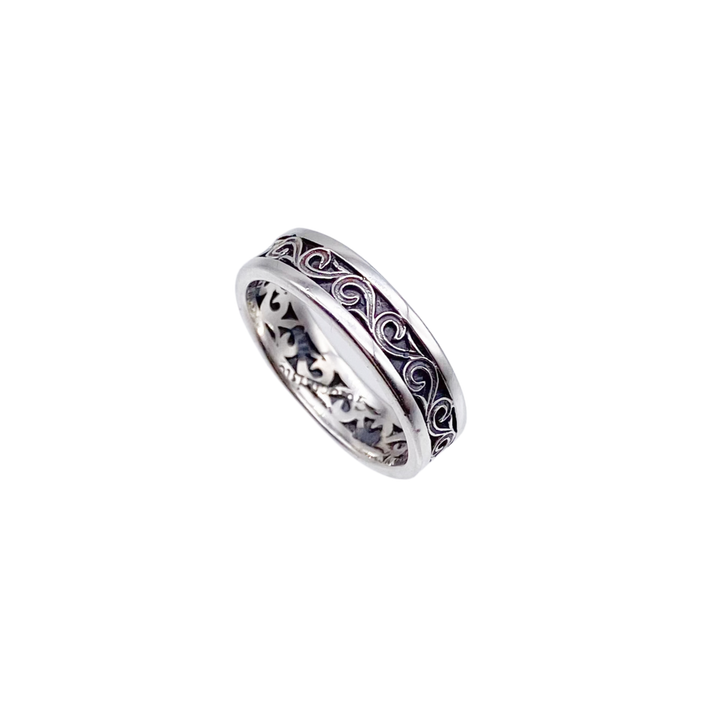 Kyma band ring in Sterling Silver_2719