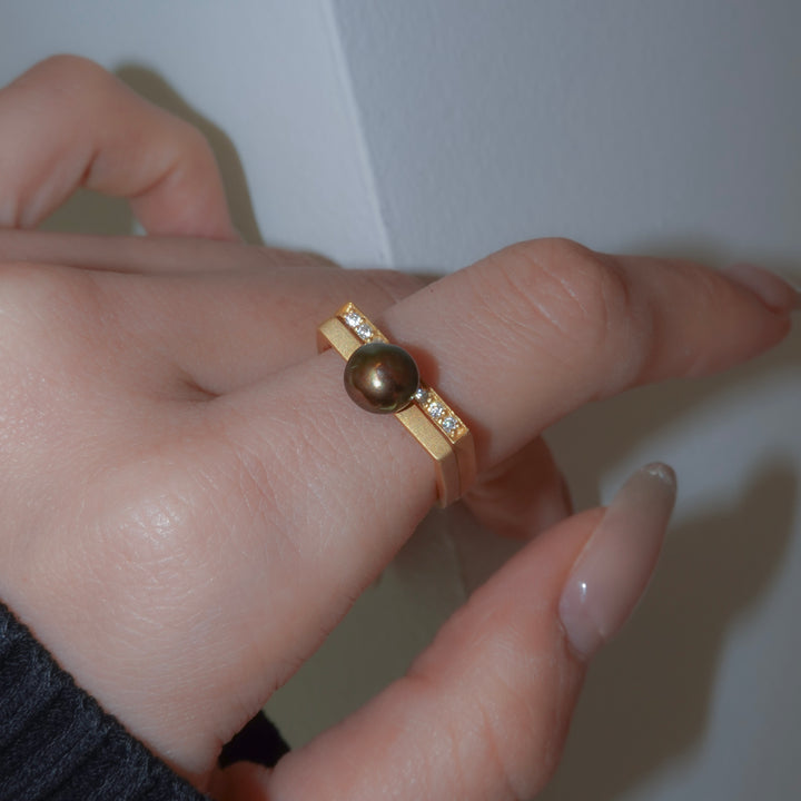 2Way Black Double ring