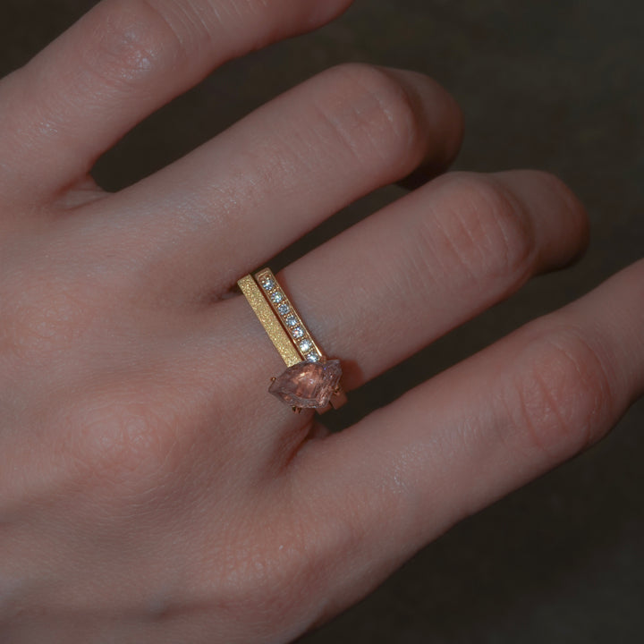 2Way Amethyst Double ring