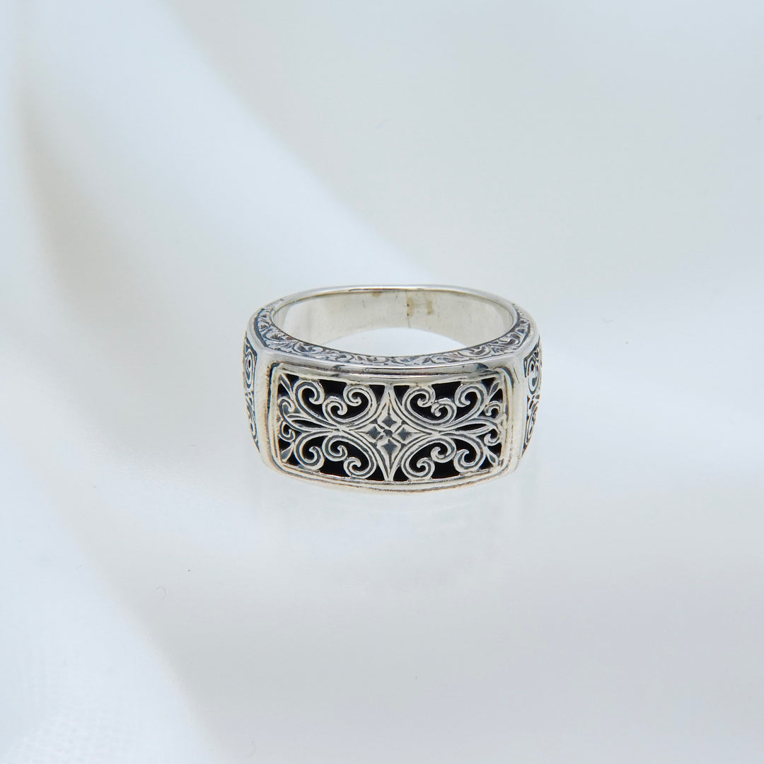 Mediterranean Katheto Ring in Sterling Silver_20545