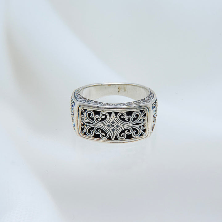 Mediterranean Katheto Ring in Sterling Silver_20545