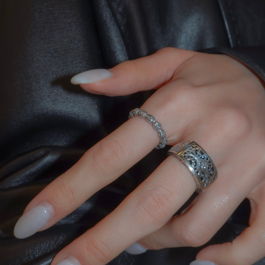 Mediterranean Katheto Ring in Sterling Silver_20545