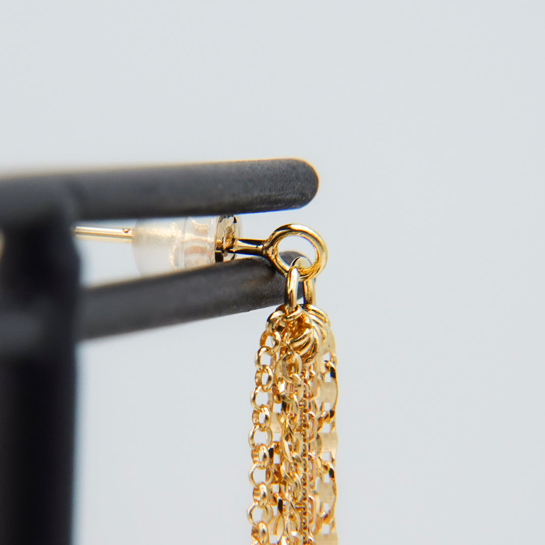 〈山〉 K10 滝の流れピアス