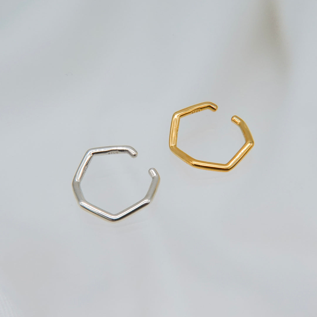 Heptagon Ear Cuff