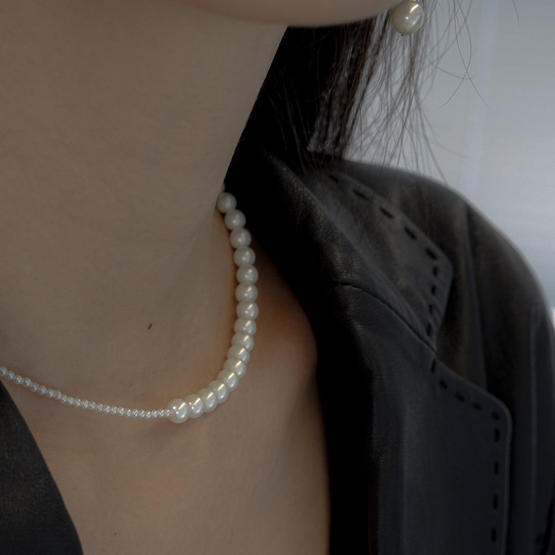 Micro Pearl BB Necklace