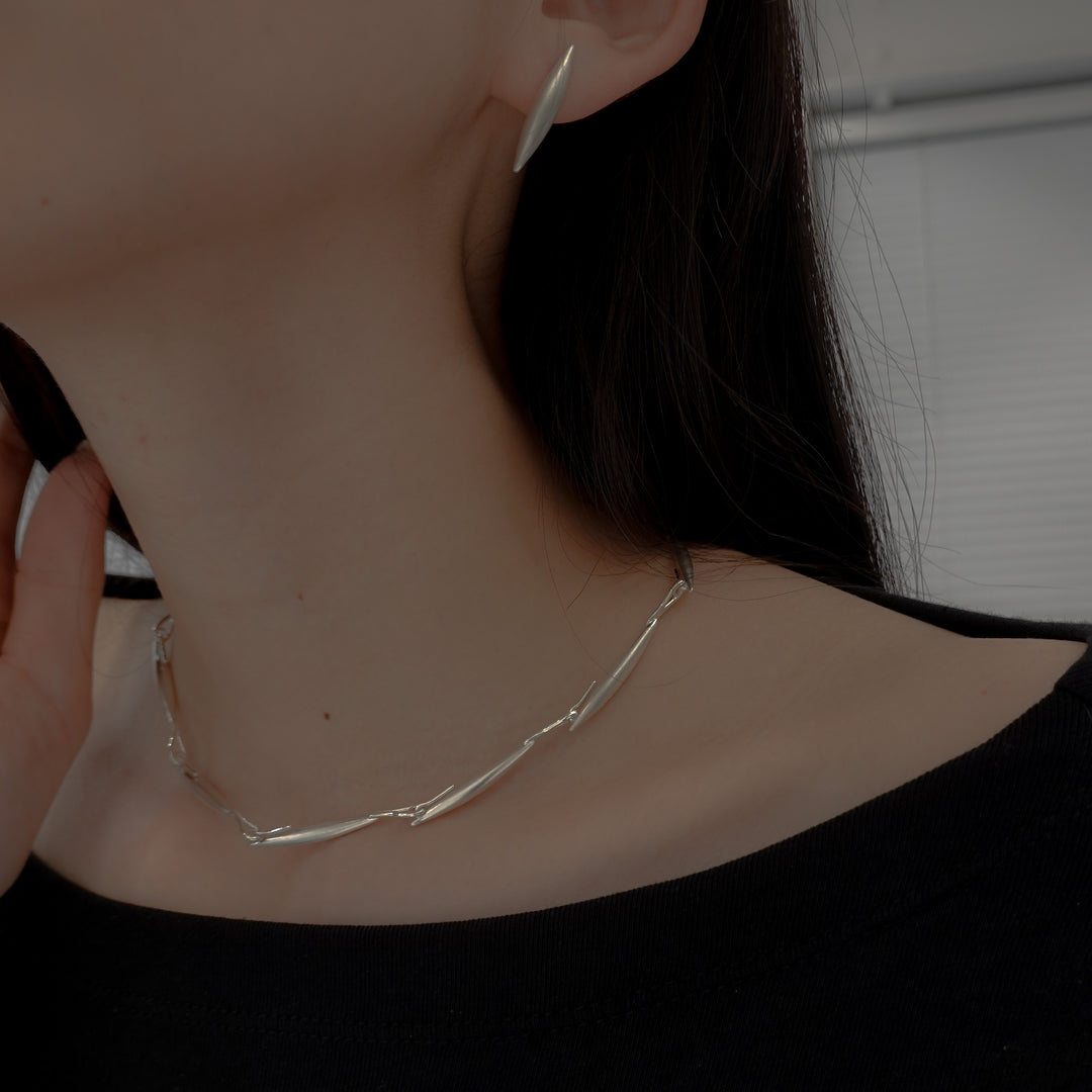 crescent necklace