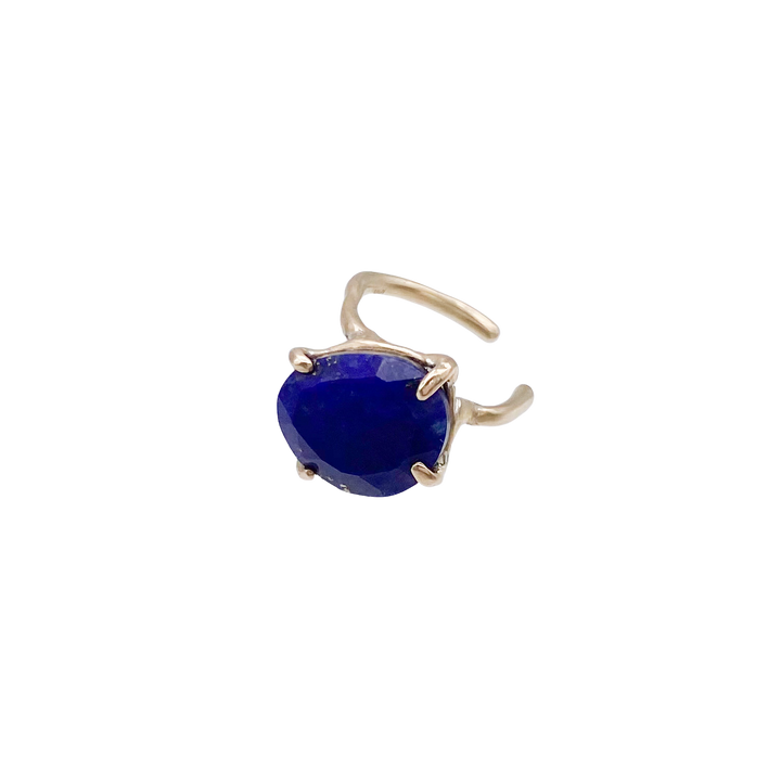 lapis lazuli earcuff