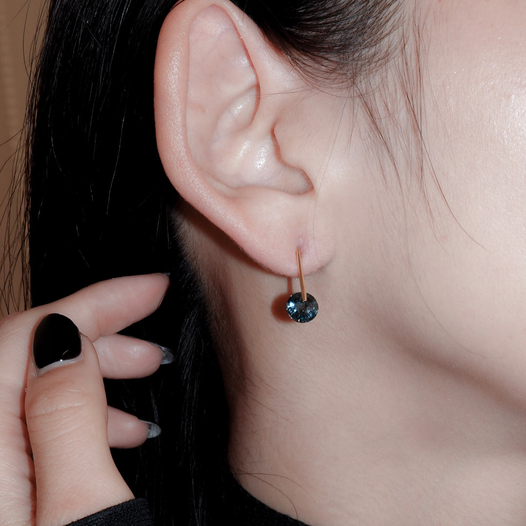 CANDY London Blue Topaz Pierced Earring