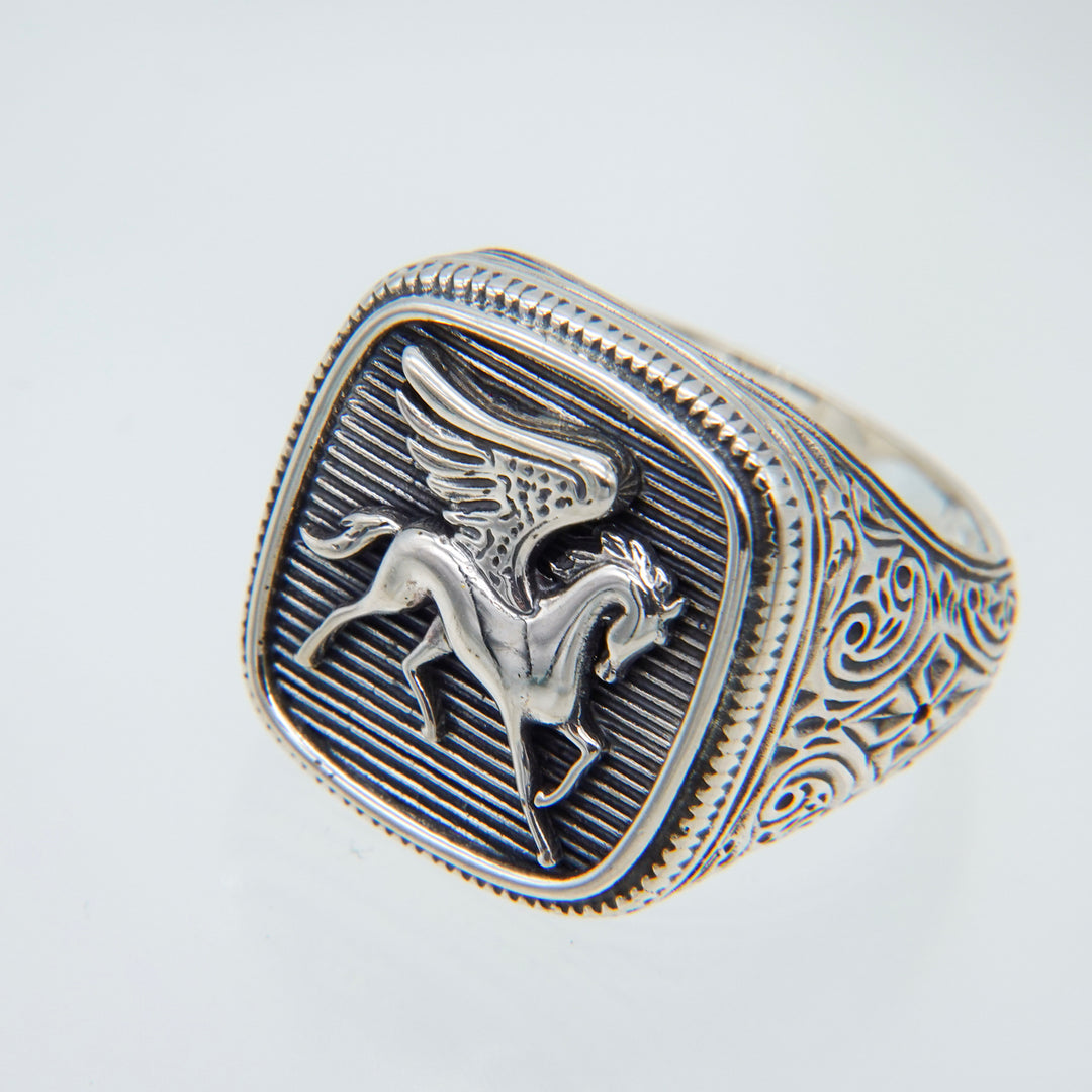 Pegasus Ring in Sterling Silver_20560