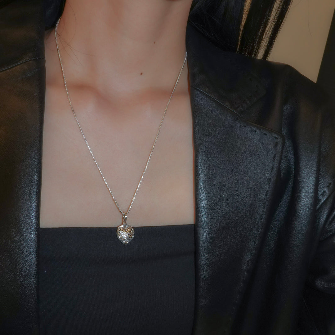 Roxanna Heart Pendant in Sterling Silver_10033C