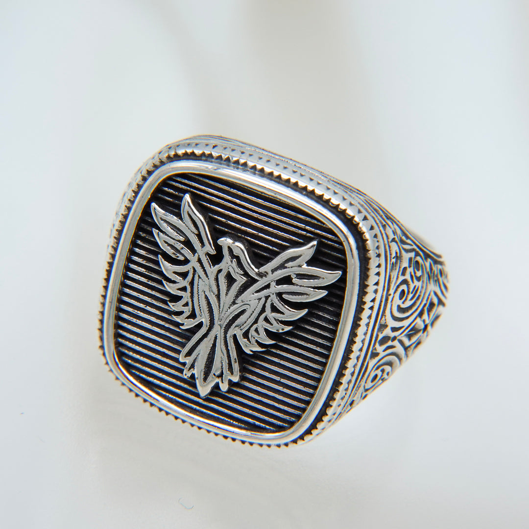 Phoenix Ring in Sterling Silver_20553