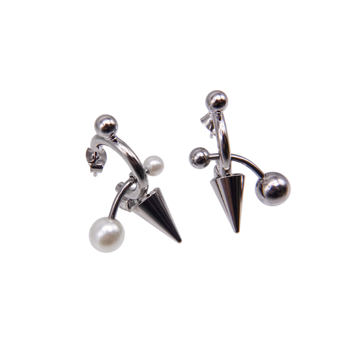 TABBY EARRINGS (PALLADIUM)