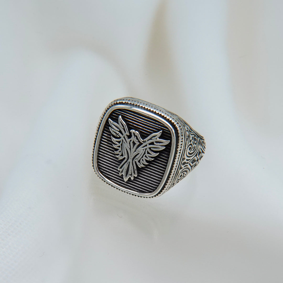 Phoenix Ring in Sterling Silver_20553