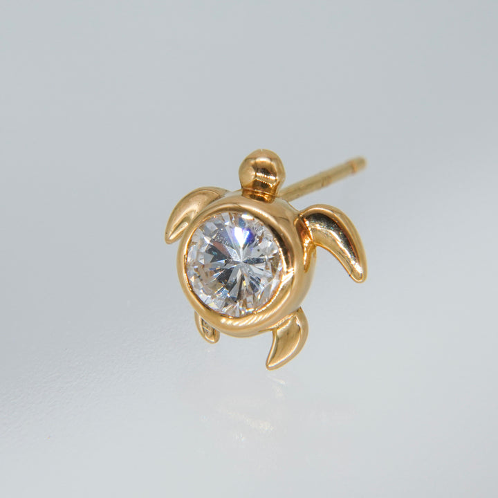 Dear Little Creatures Turtle Pierced Earring