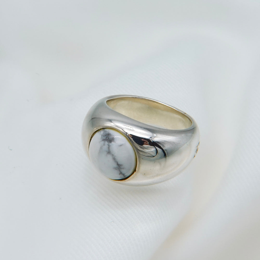 "Stone" ring (marble)