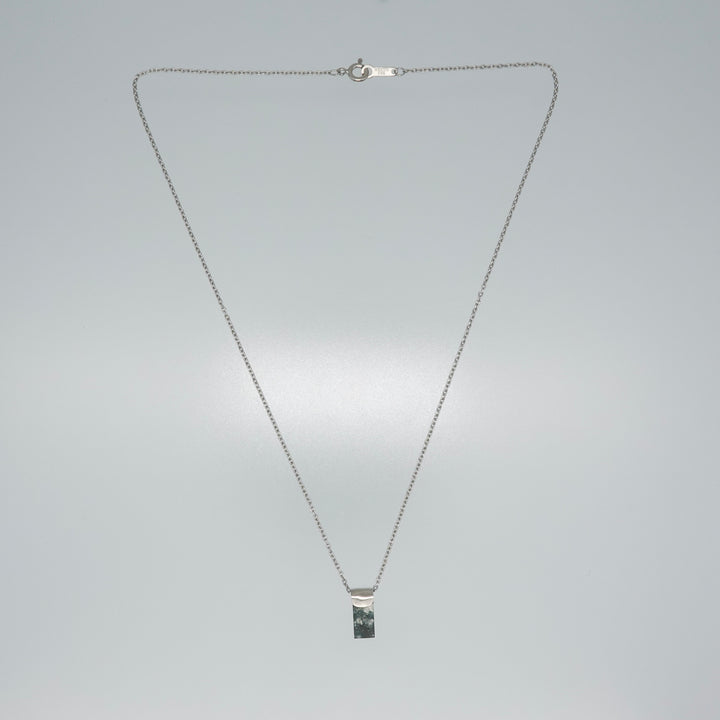 HASAMU necklace gemstone square