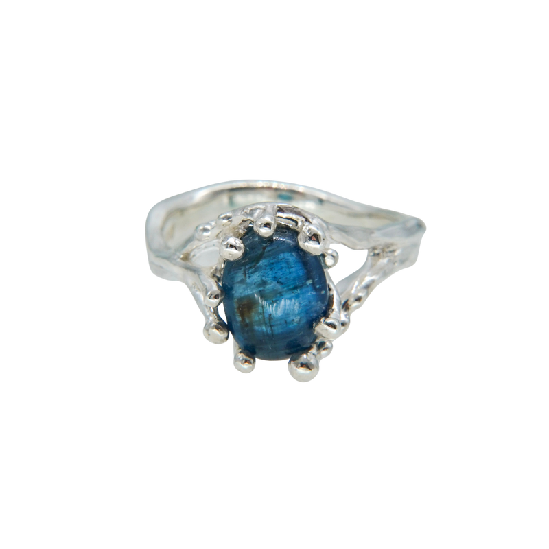 Teal Blue Kyanite Ring (SAI OOAKSeries)