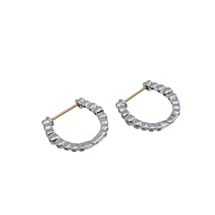 グラデーションジルコニアフープピアス(RGP)