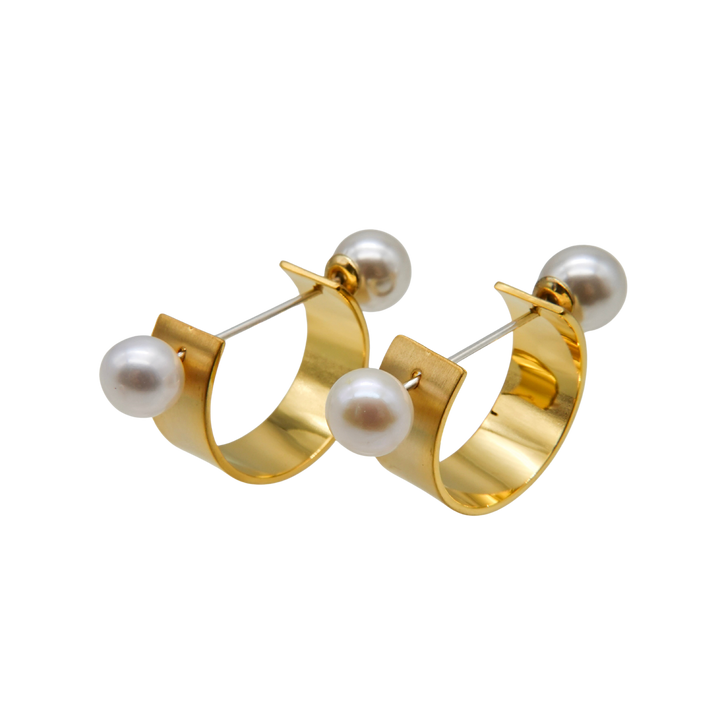 RING pierced earrings