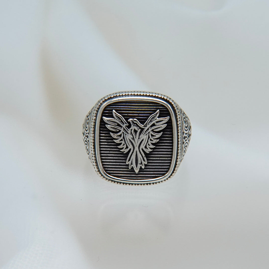 Phoenix Ring in Sterling Silver_20553