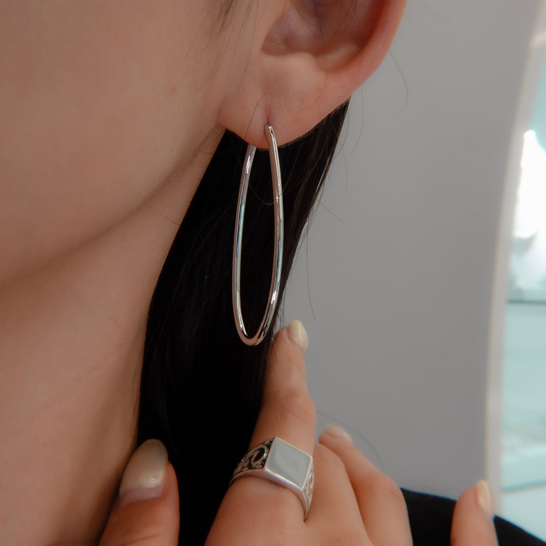 Silver pierced earrings SMA17 ピアス