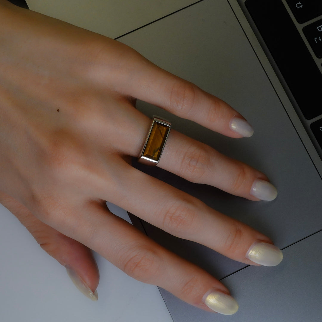 Tiger eye Ring