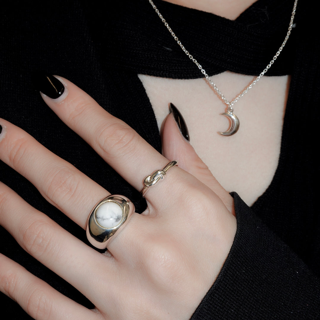 "Stone" ring (marble)