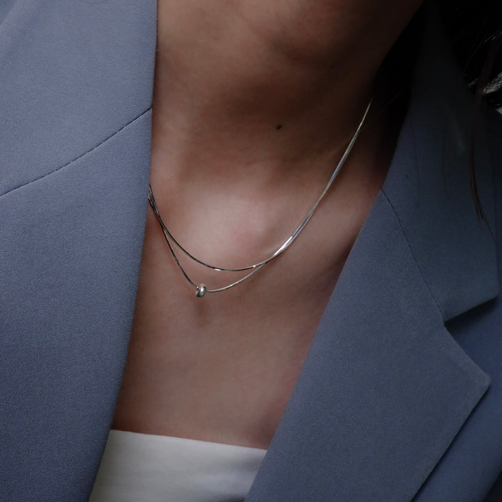 Bagel necklace