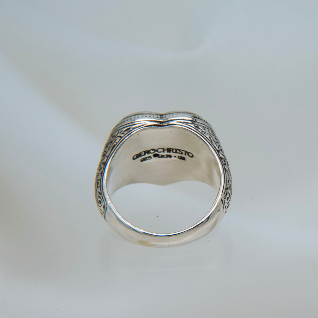 Winged Heart Ring in Sterling Silver_20559