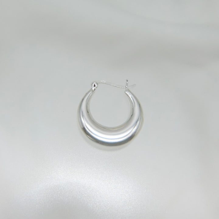 silver925 volume hoop pierce