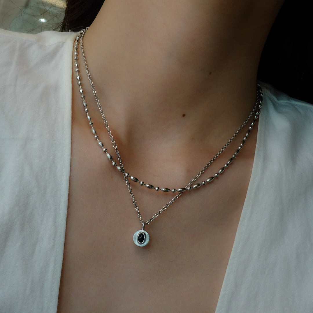ball gem necklace