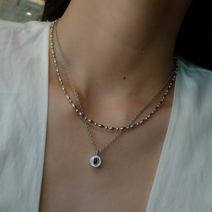 ball gem necklace