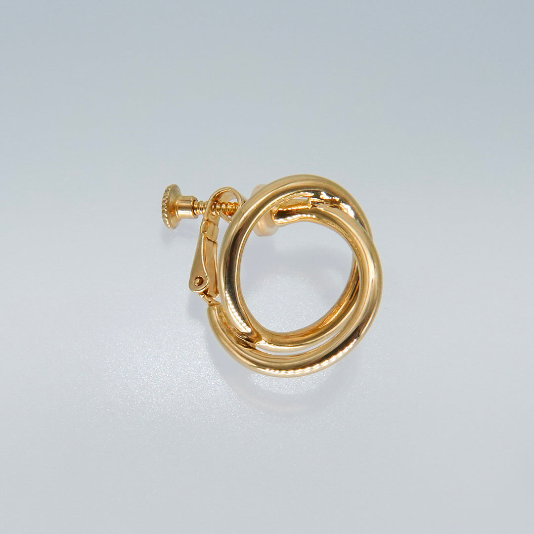 gold ear clip GME2 イアリング
