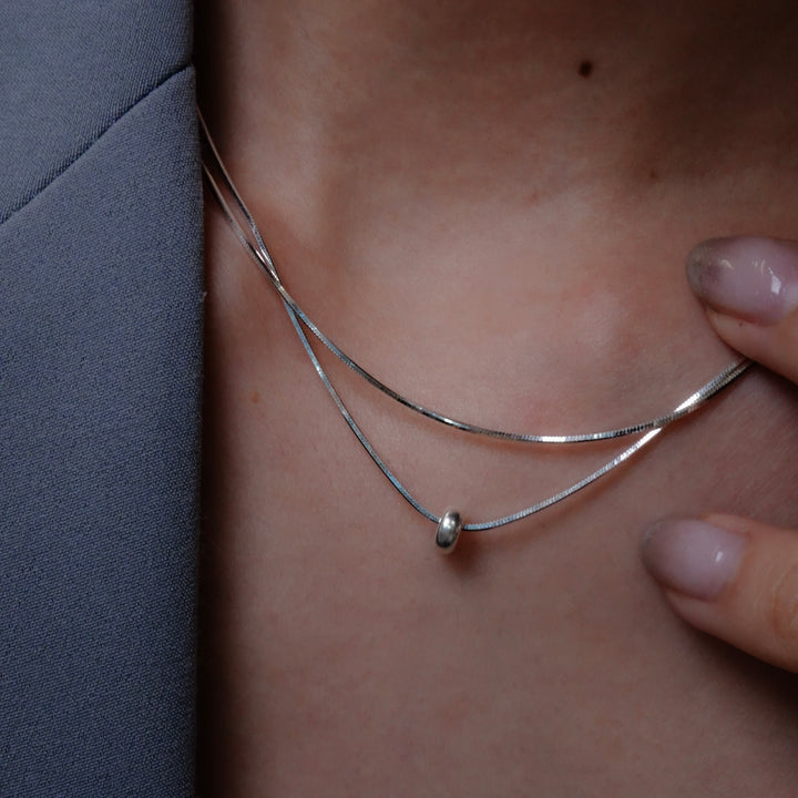 Bagel necklace