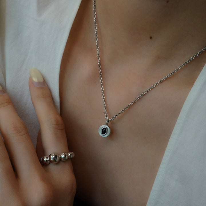 ball gem necklace