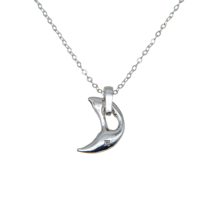 Charm Necklace-Crescent Moon