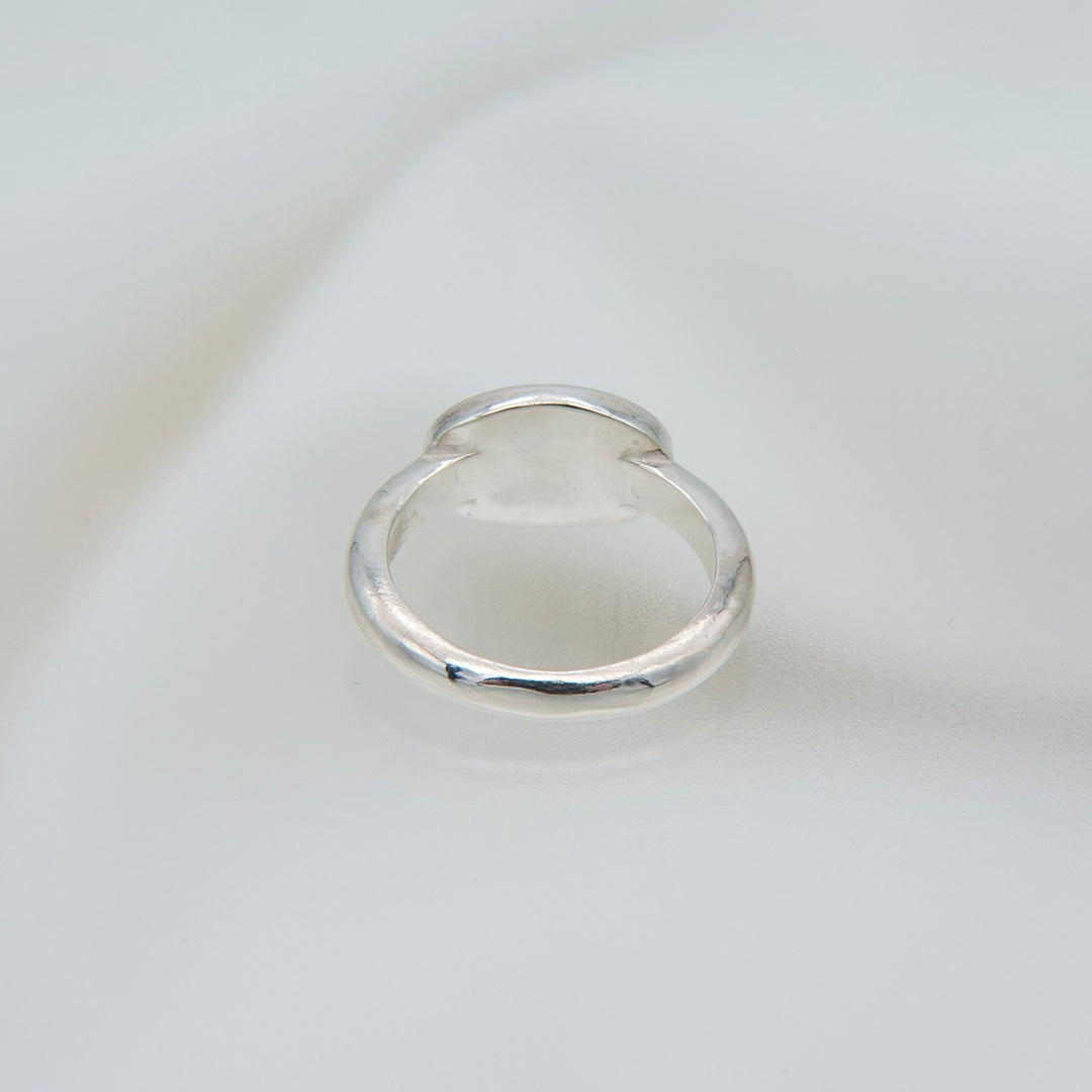 signet flower ring