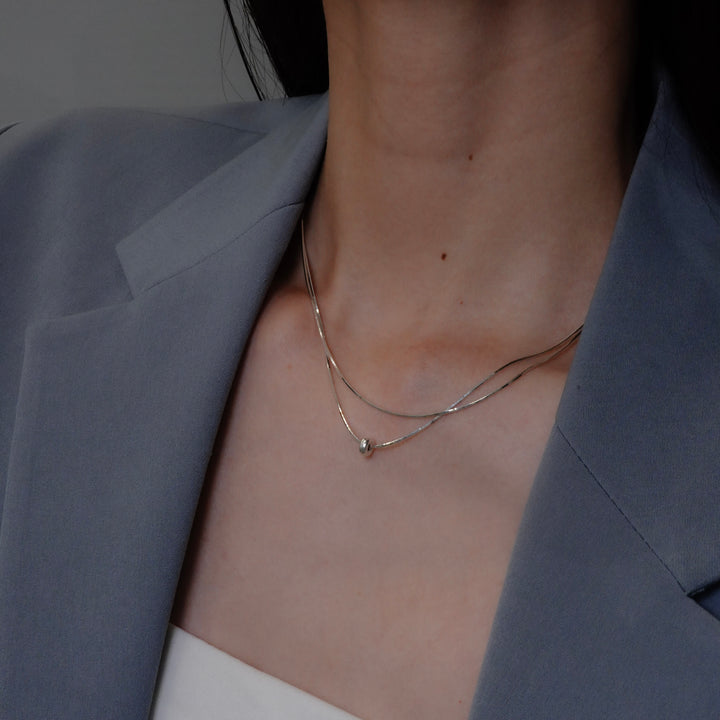 Bagel necklace