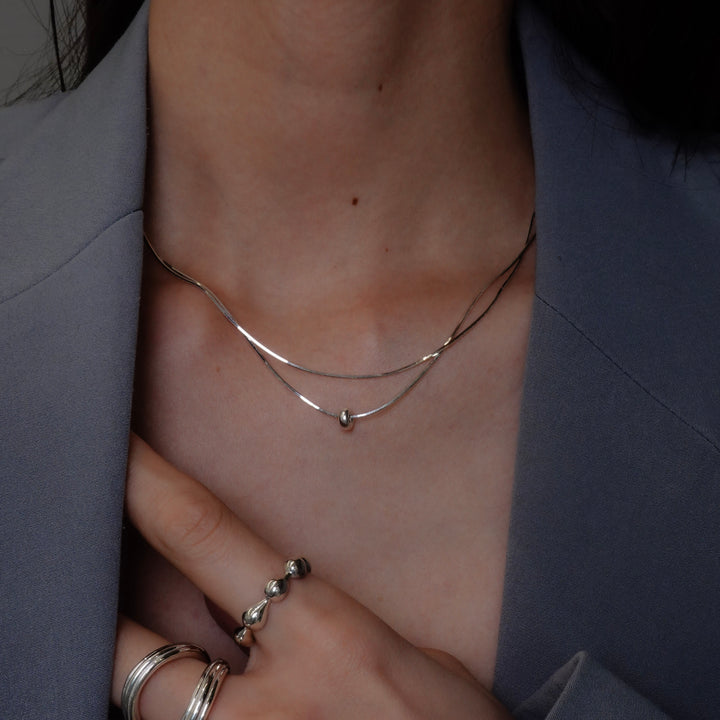 Bagel necklace