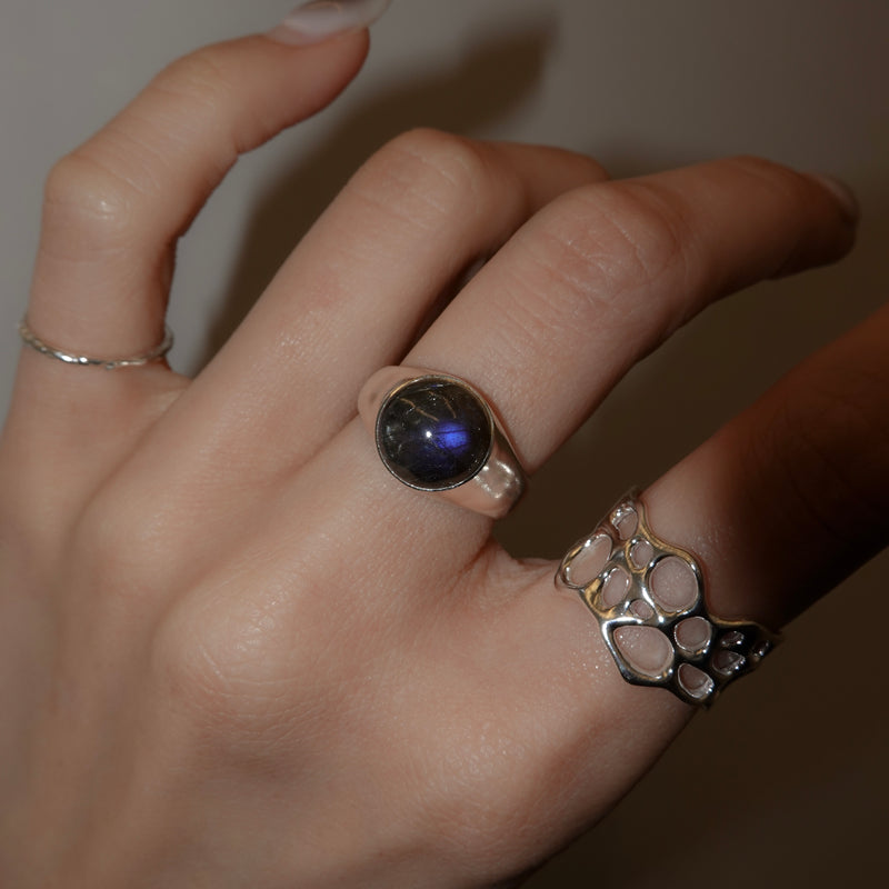 Labradorite M / Ring - Silver925