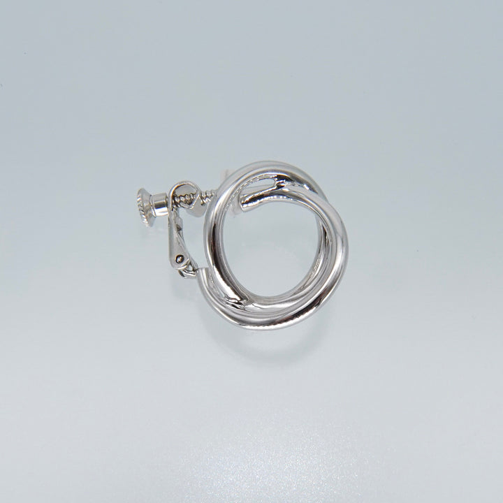 silver ear clip SME2 イアリング