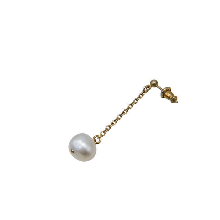 "Pearl" dangle pierce (GOLD)