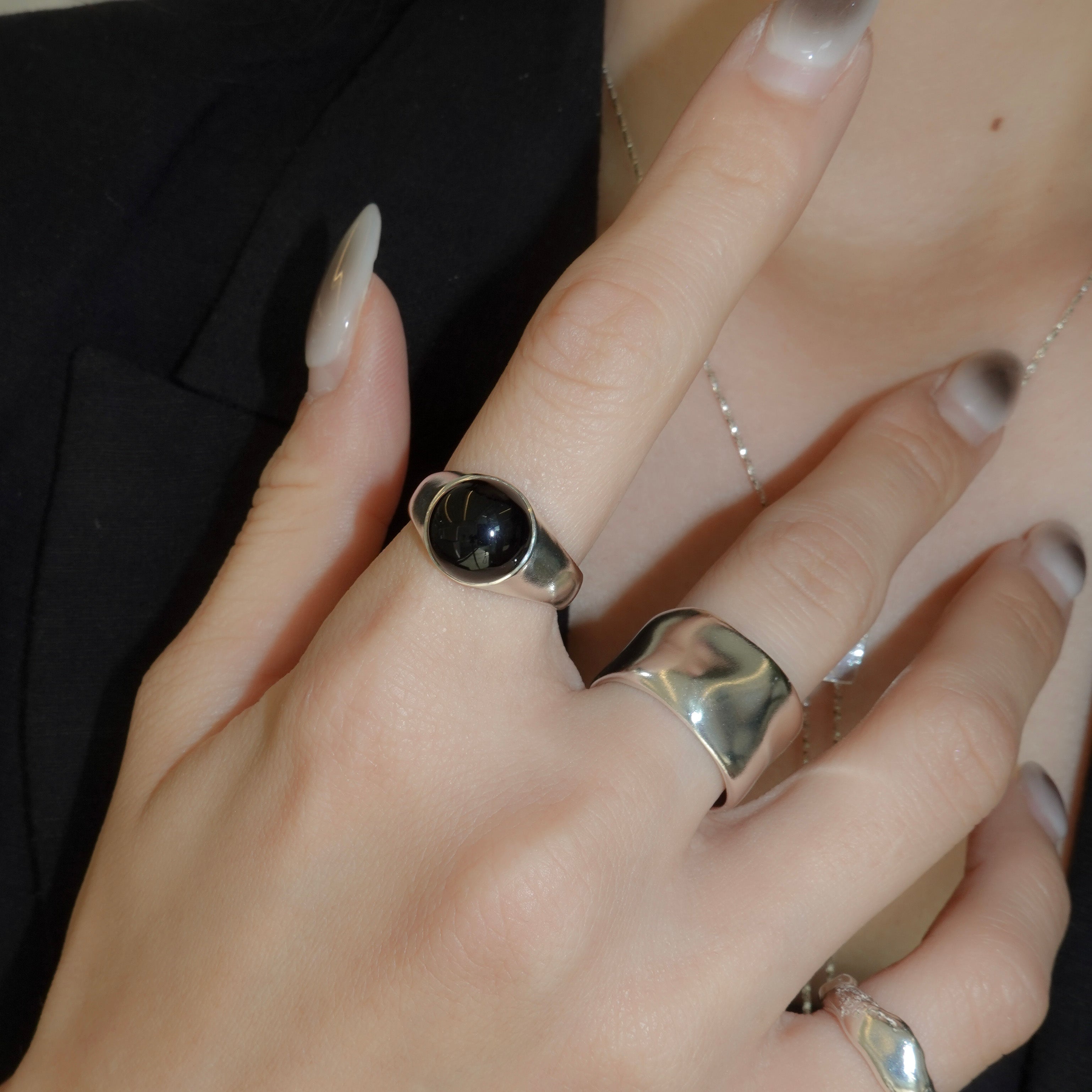 Onyx M / Ring - Silver925 – unigem