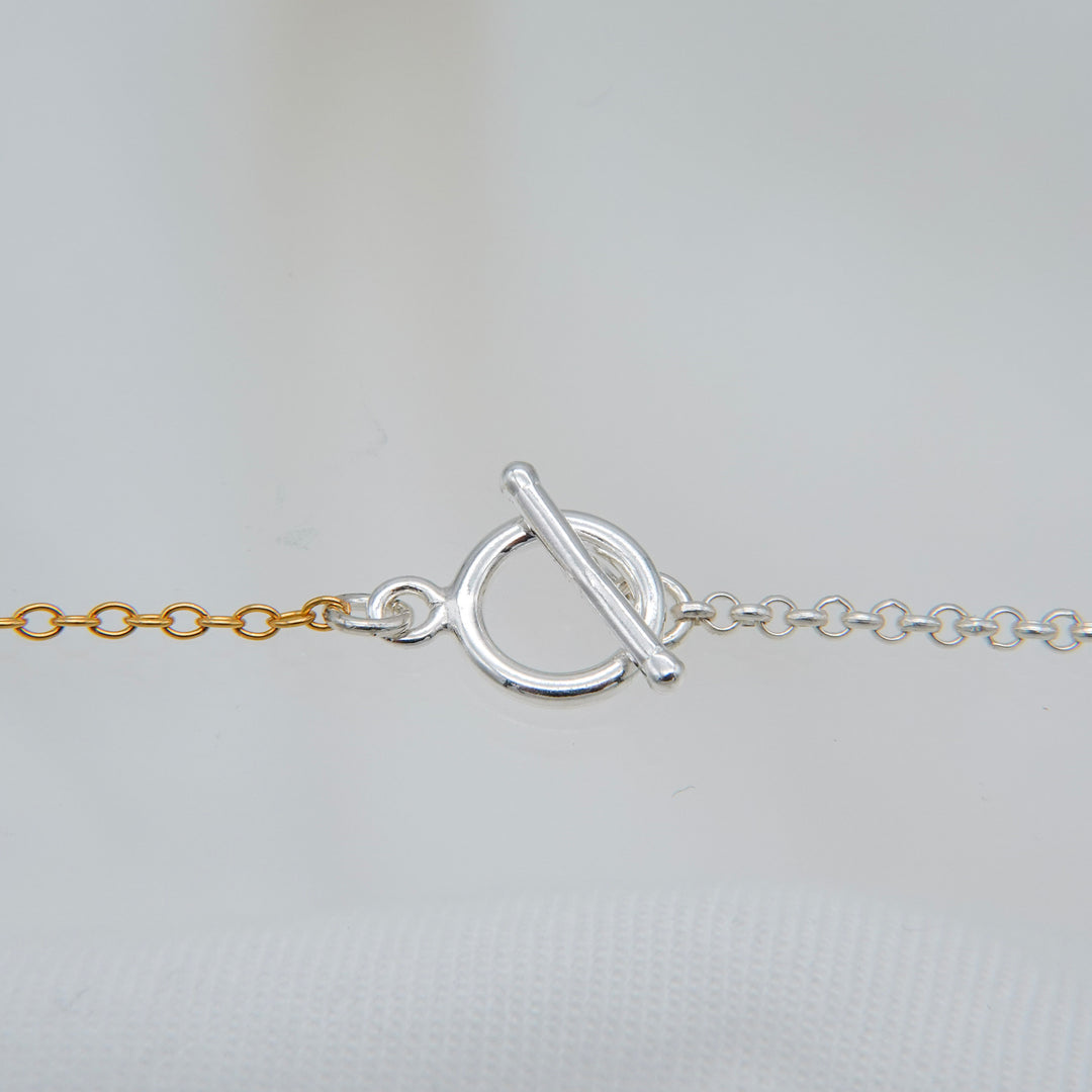 Bicolor Line Neckless