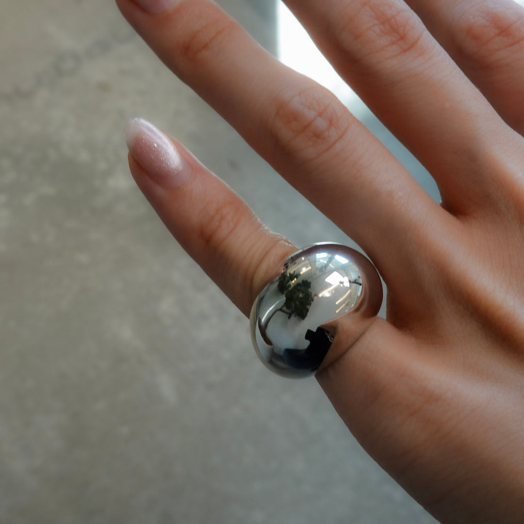 ladybug pinky ring