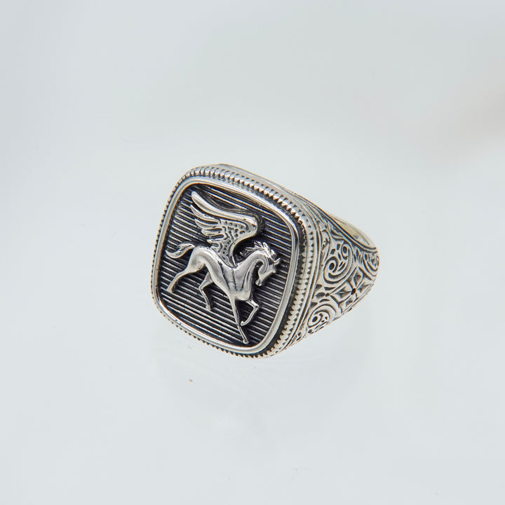 Pegasus Ring in Sterling Silver_20560